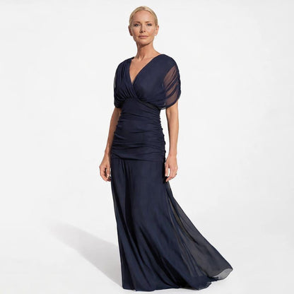 Off Shoulder Maxi Dress in Dark