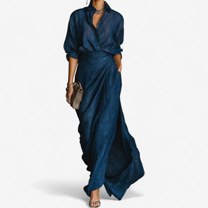 Stylish Maxi Long Dress with Wrap