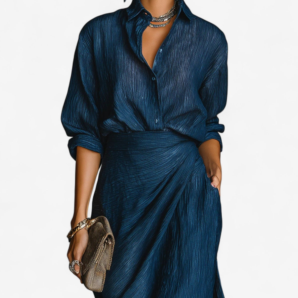 Stylish Maxi Long Dress with Wrap