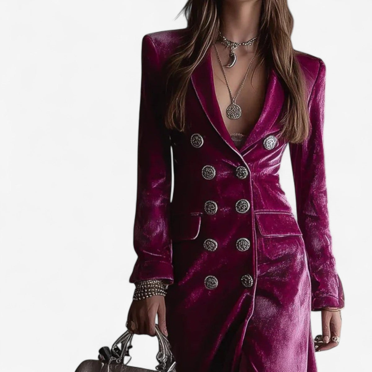 Velvet Wrap Dress for Elegant Style